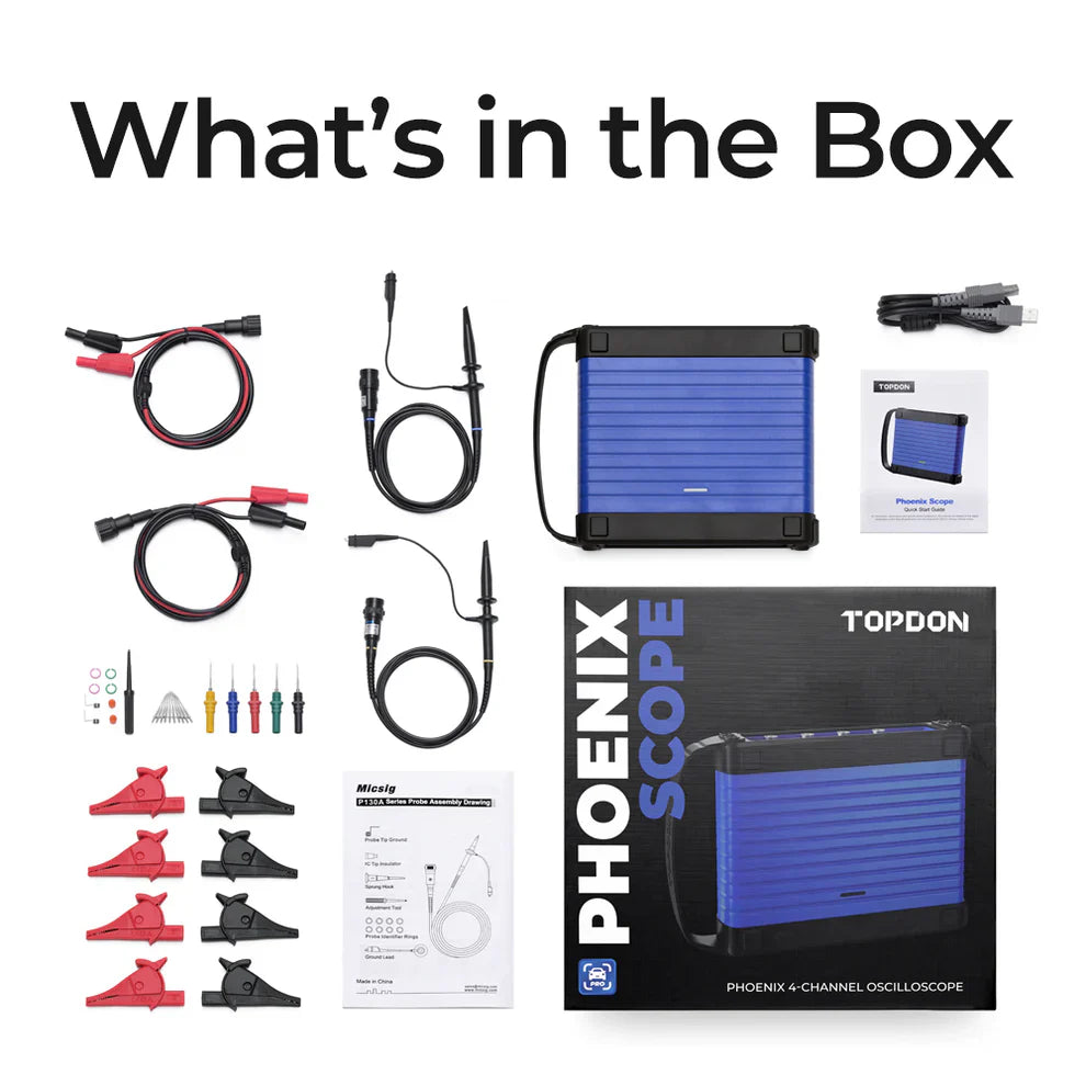 TOPDON Phoenix Scope 4-Channel Oscilloscope