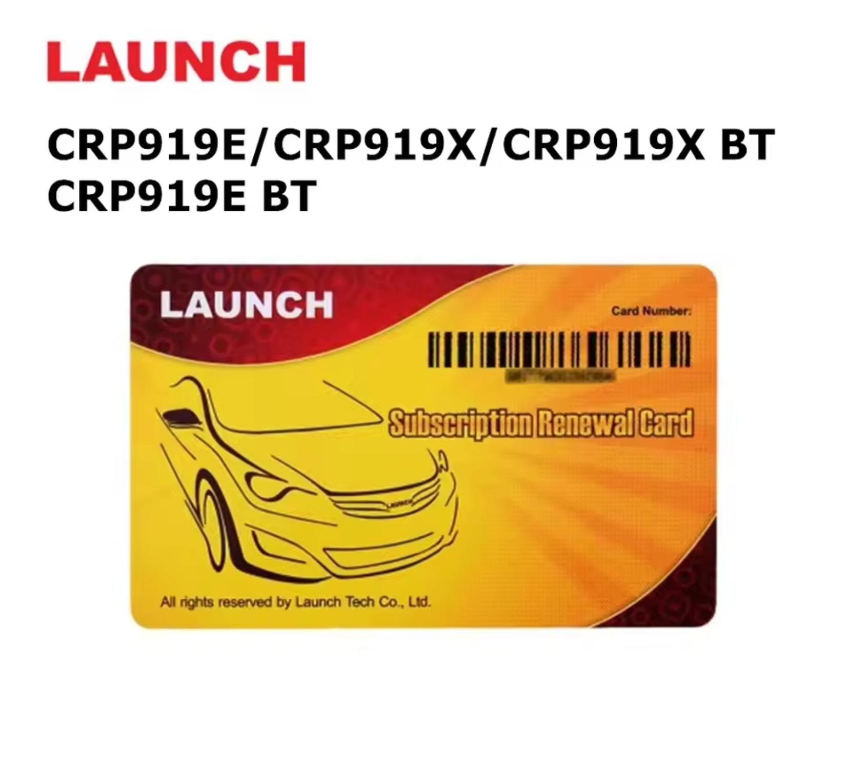 Annual Software Update Subscription for Launch