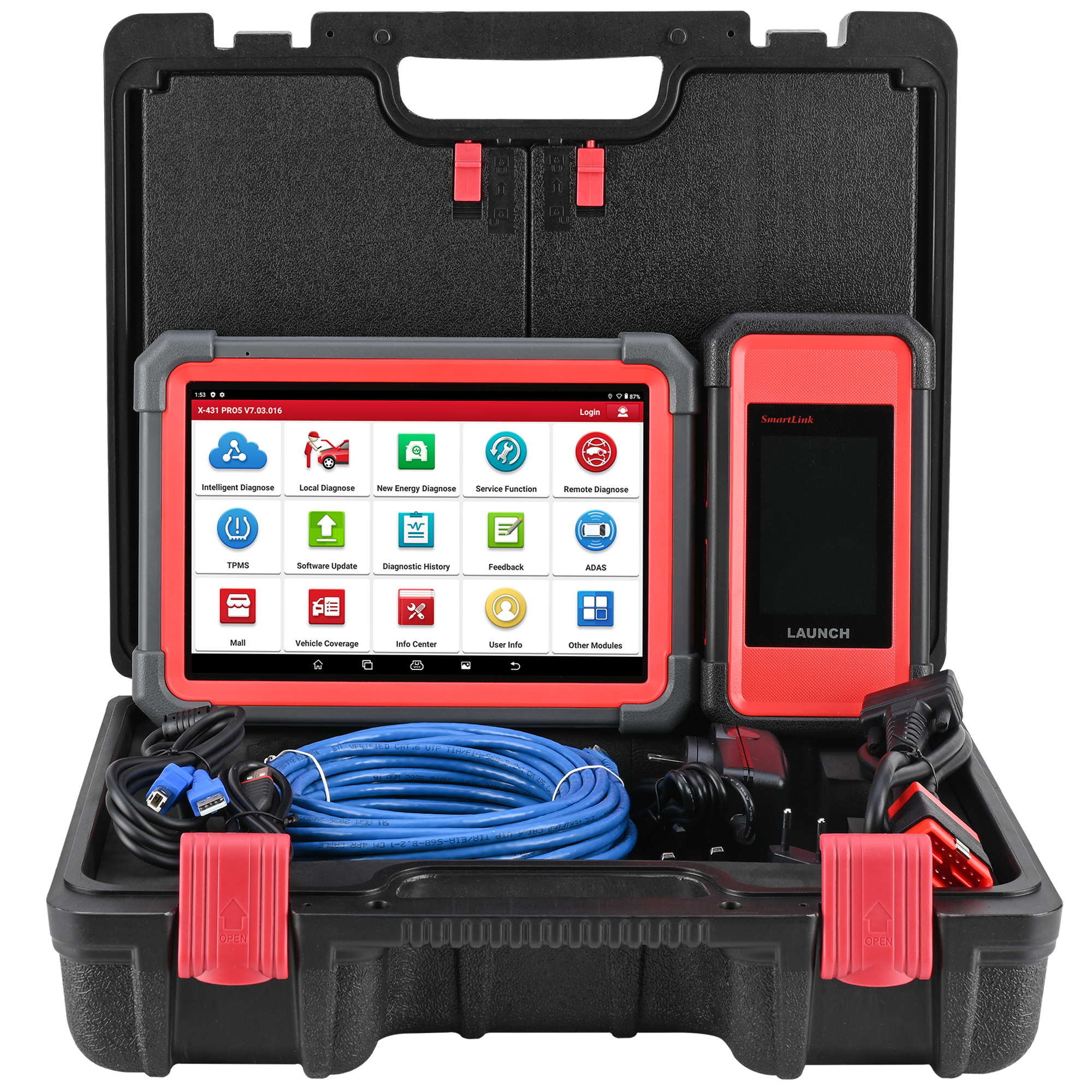 Launch X431 PRO 5 with SmartLink C VCI